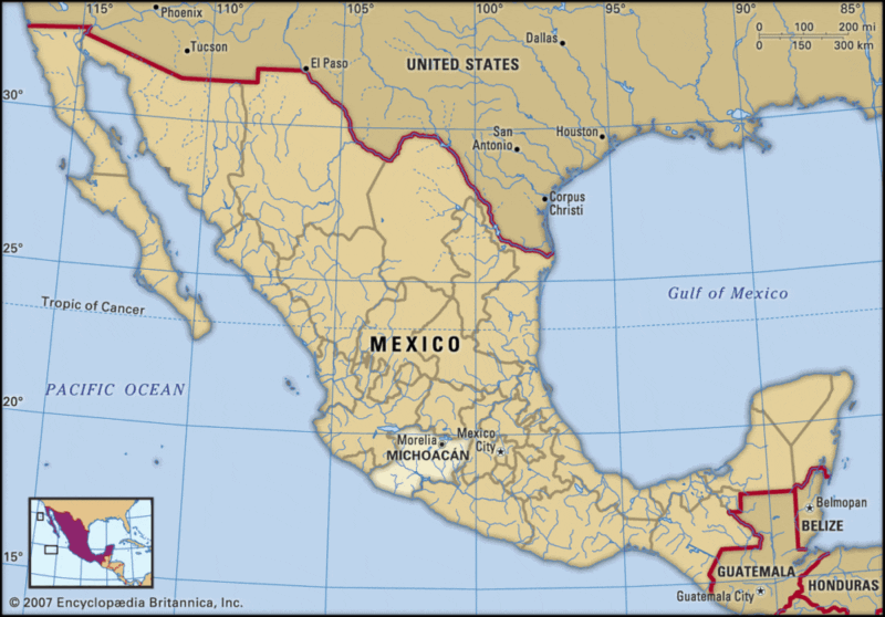 avokádó Michoacan-Mexico