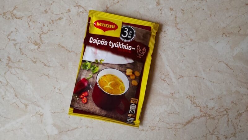 zacskós leves
