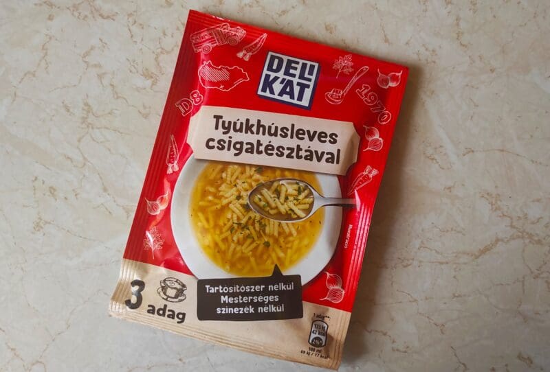 zacskós leves