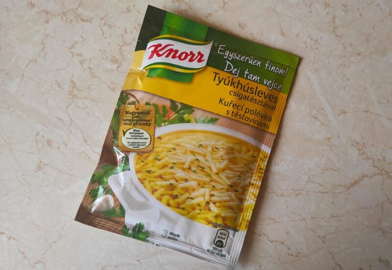 zacskós leves