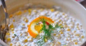 Hagyományos majonézes kukoricasaláta a Vájling konyhájából