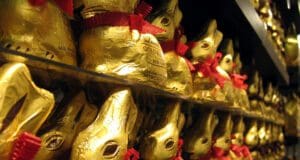 Idén biztosan lesz elég csokinyúl a boltokban Lindt csokinyúl, húsvét