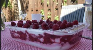 Gyümölcsös élvezet – a málnás hamis tiramisu