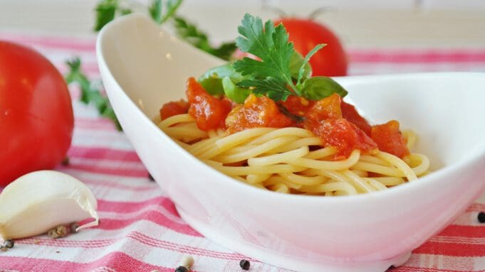 spagetti, tészta, pasta, vapiano