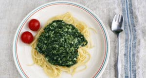 Villámgyors spenótos spagetti, amely a diétádba is bőven belefér