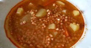 Régimódi tarhonyaleves