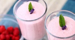 Mascarponés málnahab