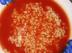 Menzás paradicsomleves betűtésztával