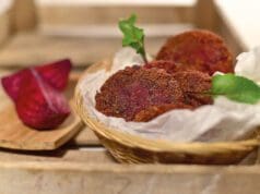 Céklafasírt zöldfűszerekkel