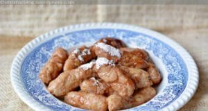 Nudli fahéjjal és almával