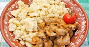 Szaftos zúzapörkölt