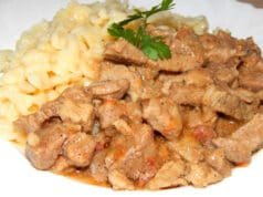 Borsos tokány, egy hagyományos kedvenc borsos tokány