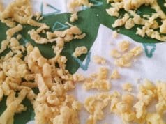 Gombóta, a jó öreg reszelt tészta gombóta