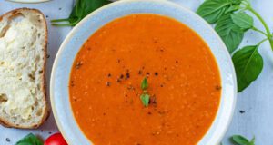 Sültpaprika-krémleves kápiából sültpaprikai-krémleves