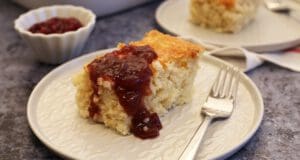 Egy tipikus menzakaja: hagyományos rizskoch citromhéjjal rizskoch