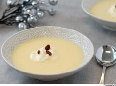 Selymes karácsonyi borkrémleves borkrémleves