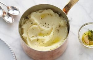 Vegán krumplipüré vegán-krumplipüré