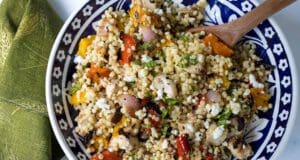 Pirított zöldséges kuszkusz zöldséges-kuszkusz