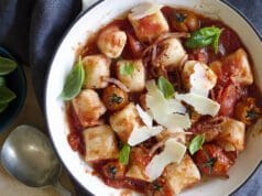 Paradicsomos gnocchi sütőben sütve paradicsomos-gnocchi