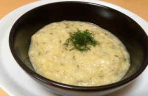 Extrán krémes tejszínes-kapros tökfőzelék tökfőzelék