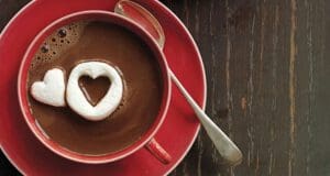 Valentin napi pikáns forró csoki forró-csoki