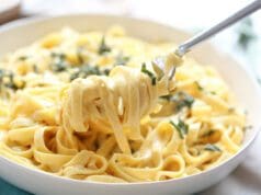 Krémes sütőtökös Alfredo sütőtökös-alfredo