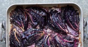 Sült lila káposzta, egy szemrevaló köret sült-lila-káposzta