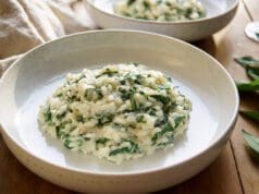 Tavaszi finomságok: krémes medvehagymás rizottó medvehagymás-rizottó