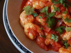 Paradicsomos fűszeres garnéla paradicsomos garnéla