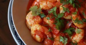 Paradicsomos fűszeres garnéla paradicsomos garnéla