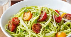 Szupergyors paradicsomos-avokádós spagetti avokádós spagetti