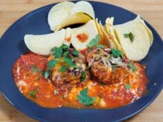 Marha húsgolyók Tex-Mex módra Tex-Mex húsgolyó