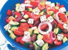 Tavaszi görög saláta recept görög saláta