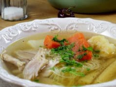 Tradicionális vasárnapi húsleves húsleves