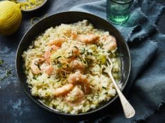 Izgalmas és könnyed: garnélás rizottó fehérborral garnélás rizottó