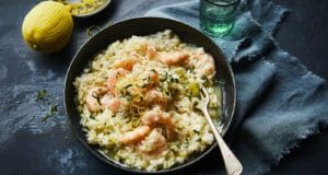 Izgalmas és könnyed: garnélás rizottó fehérborral garnélás rizottó