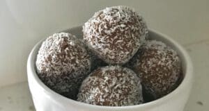 Klasszikus, rum nélküli kókuszgolyó kókuszgolyó