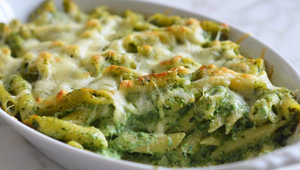 spenótos penne