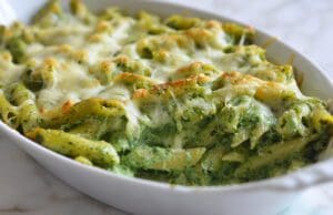 Gyors spenótos penne spenótos penne