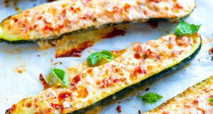 Sajttal töltött cukkini sajttal töltött cukkini