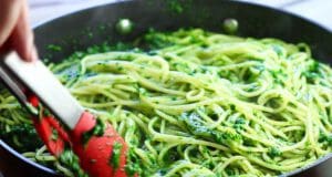 Fokhagymás-spenótos tészta fokhagymás spenótos tészta