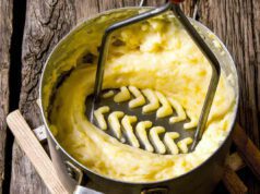 Ecetes-olívás krumplipüré olívás krumplipüré