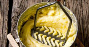 Ecetes-olívás krumplipüré olívás krumplipüré