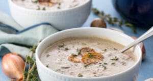 Nyári fehérboros gombakrémleves gombakrémleves