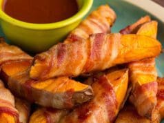 Baconbe göngyölt burgonya baconbe göngyölt burgonya