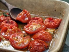 Zamatos tepsiben sült paradicsom sült paradicsom