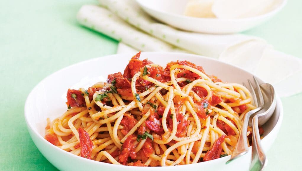 aszalt paradicsomos spagetti