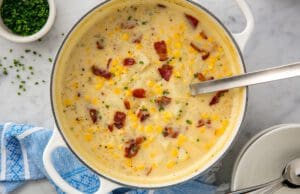 Így készül a sűrű és krémes amerikai kukoricaleves, a corn chowder corn chowder
