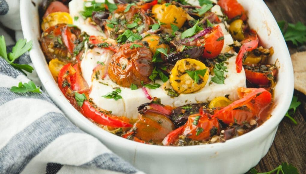 sült feta