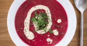 Joghurtos céklaleves kaporral és sok vitaminnal nyers joghurtos céklaleves